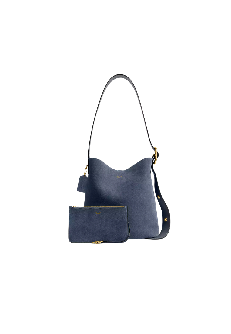 ( PREORDER ) Coach Bleecker Bucket Bag In Light Denim CCC24