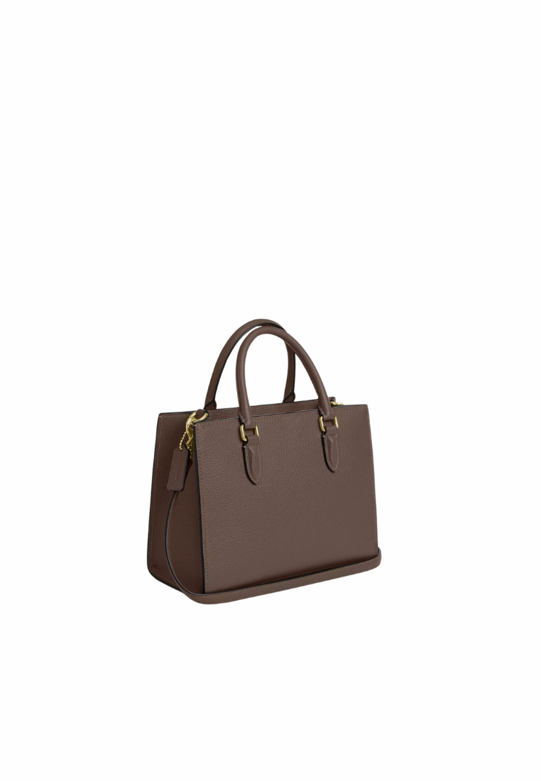 ( PREORDER ) Coach Maggie Small Tote Bag In Dark Stone CY668
