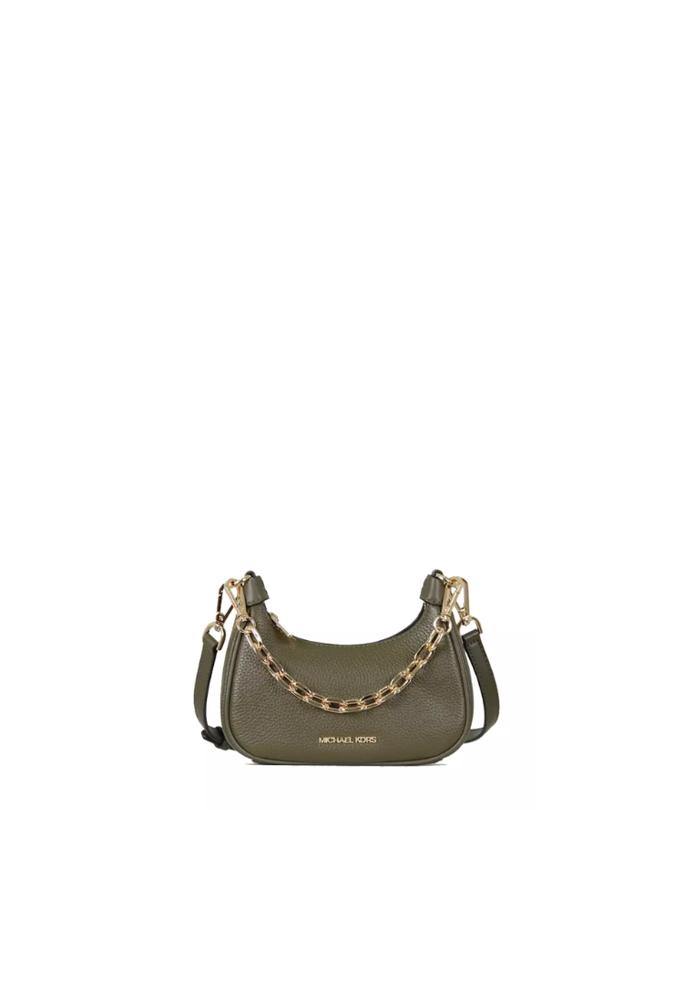 Michael Kors Cora Mini Crossbody Bag Zip Pouchette In Olive 35R3G4CC5L