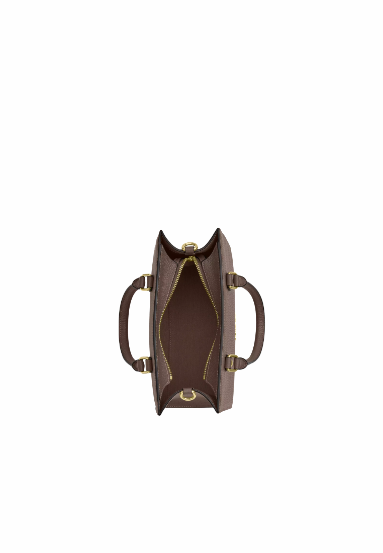 ( PREORDER ) Coach Maggie Small Tote Bag In Dark Stone CY668