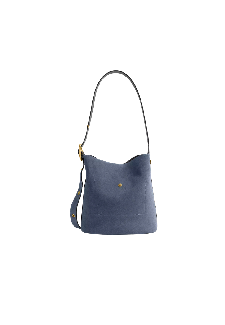 ( PREORDER ) Coach Bleecker Bucket Bag In Light Denim CCC24