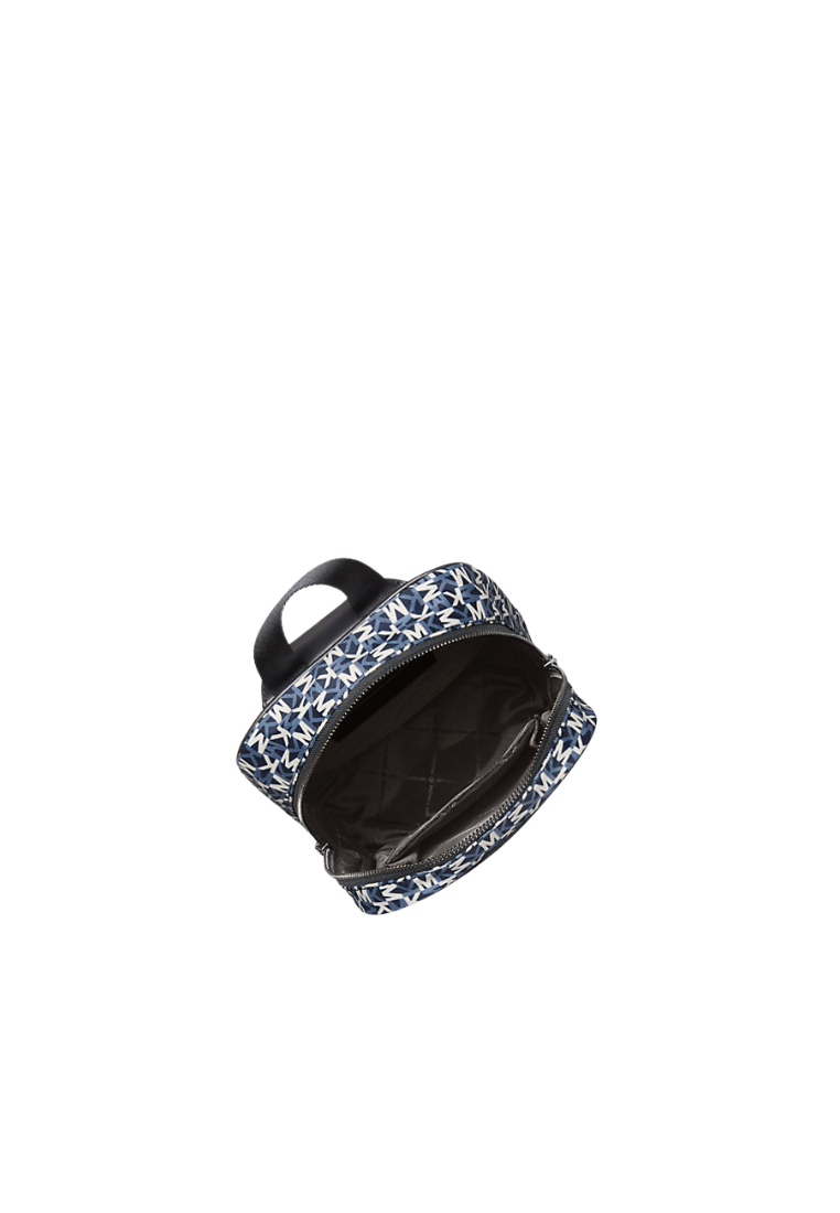 ( PREORDER ) Michael Kors Lautner Logo Print Sling Pack In Navy 37T5LLAC2V
