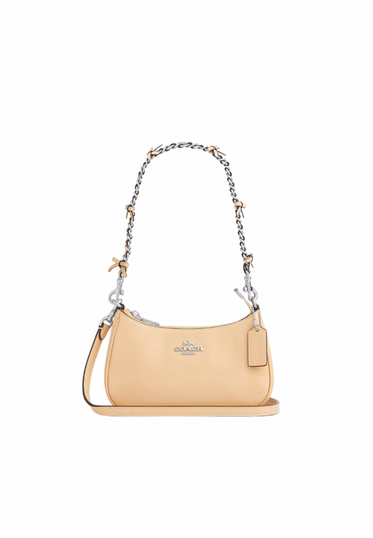 ( PREORDER ) Coach Teri Mini With Bows Crossbody Bag In Light Sand CDW68