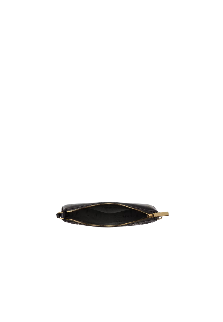 ( PREORDER ) Kate Spade Spade Flower Embroidered Convertible Wristlet In Black KL898