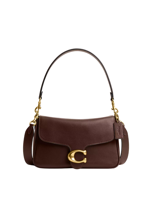 ( PREORDER ) Coach Soft Tabby Shoulder Bag In Brass Maple CAM98