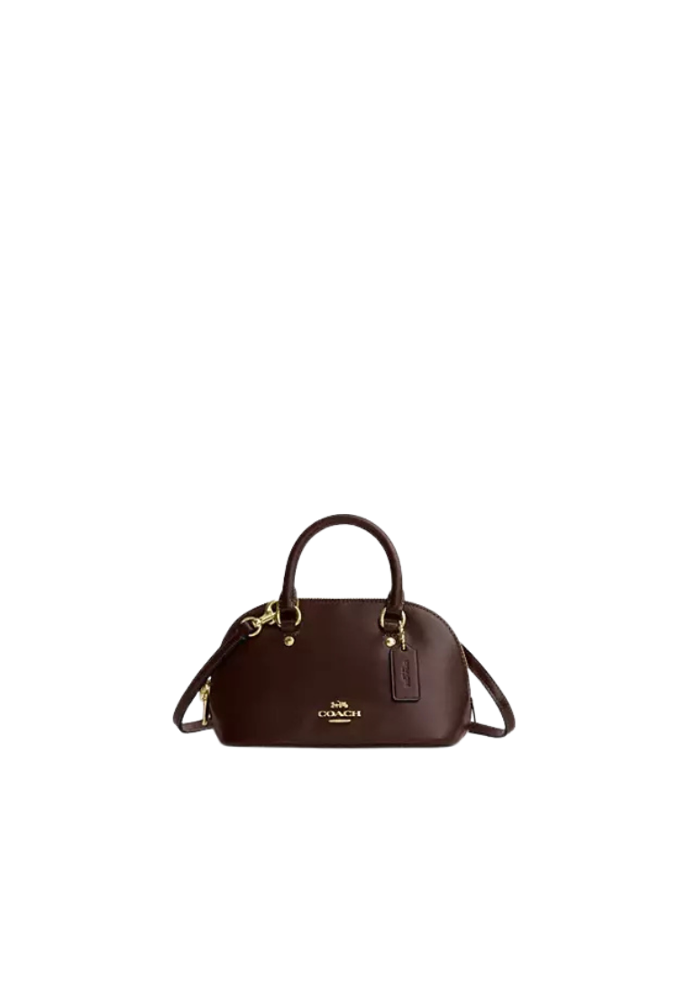 Coach Lara Mini Satchel Bag In Maple CEA01