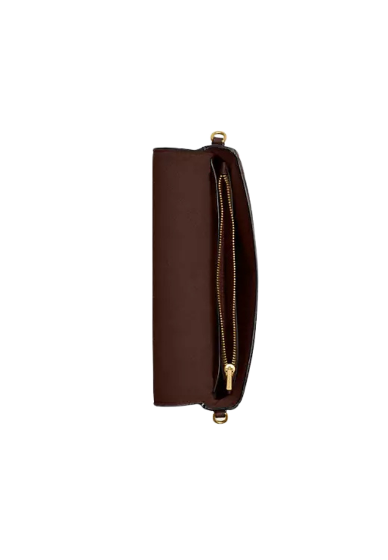( PREORDER ) Coach Mila In Signature Canvas Crossbody Bag In Brass Maple CAO03