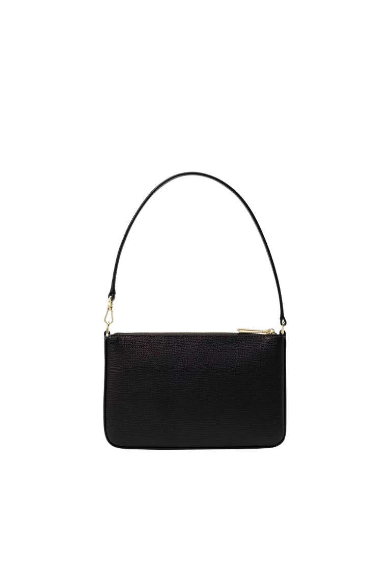 ( PREORDER ) Kate Spade Spade Flower Embroidered Convertible Wristlet In Black KL898