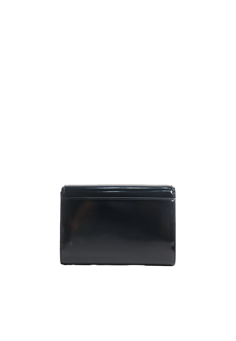 Tory Burch Emerson Smooth Chain Wallet In Black 176976