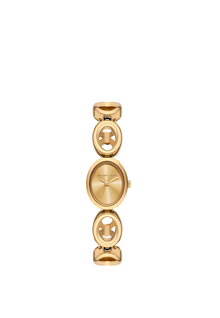 ( PREORDER ) Michael Kors Mini Maude Gold-Tone Link Watch In Gold MK4957