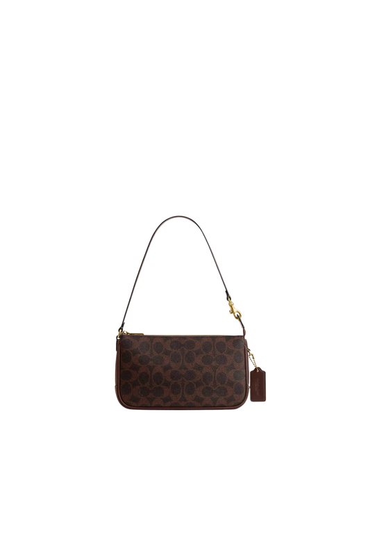 Coach Plaza Bag 22 Shoulder Bag Signature Canvas In Maple CCC42