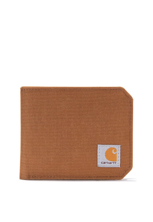 Carhartt Nylon Duck Bifold Wallet WW0235 In Brown
