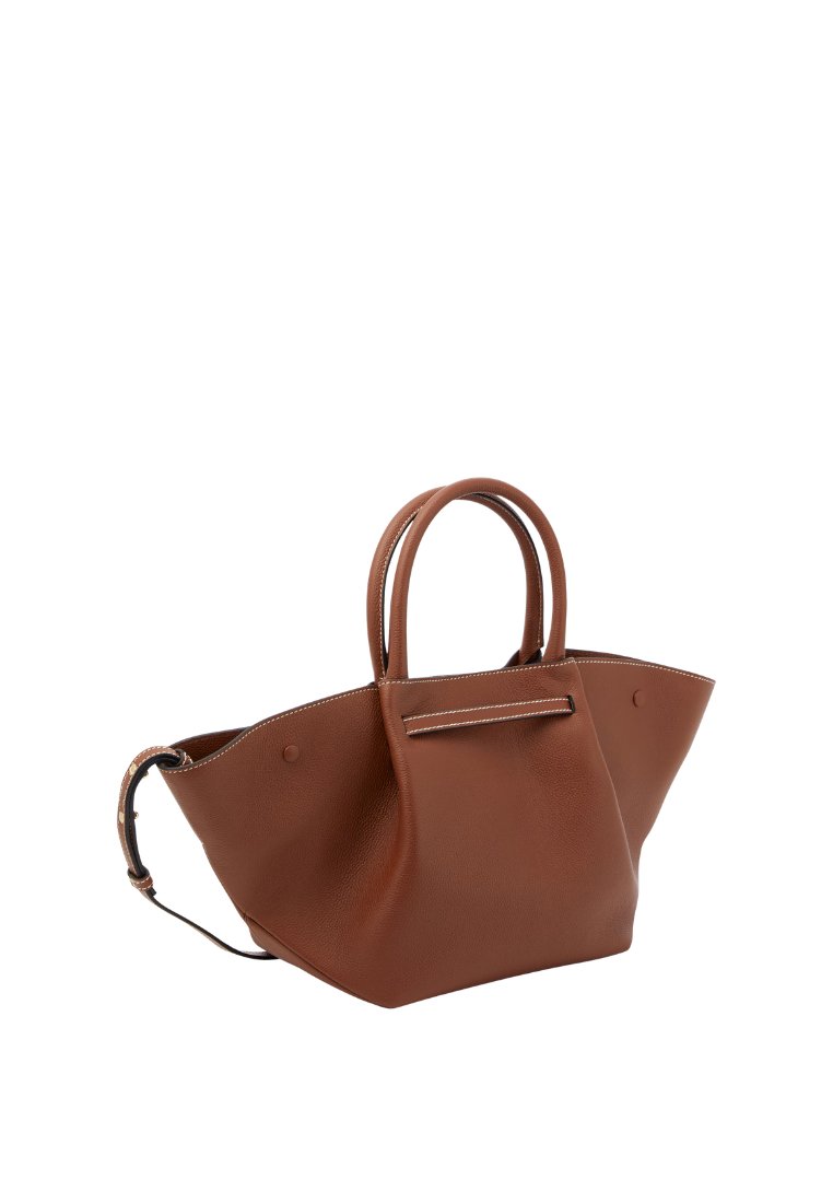 ( PREORDER ) Demellier The Midi New York Carryall Bag In Tan DE008