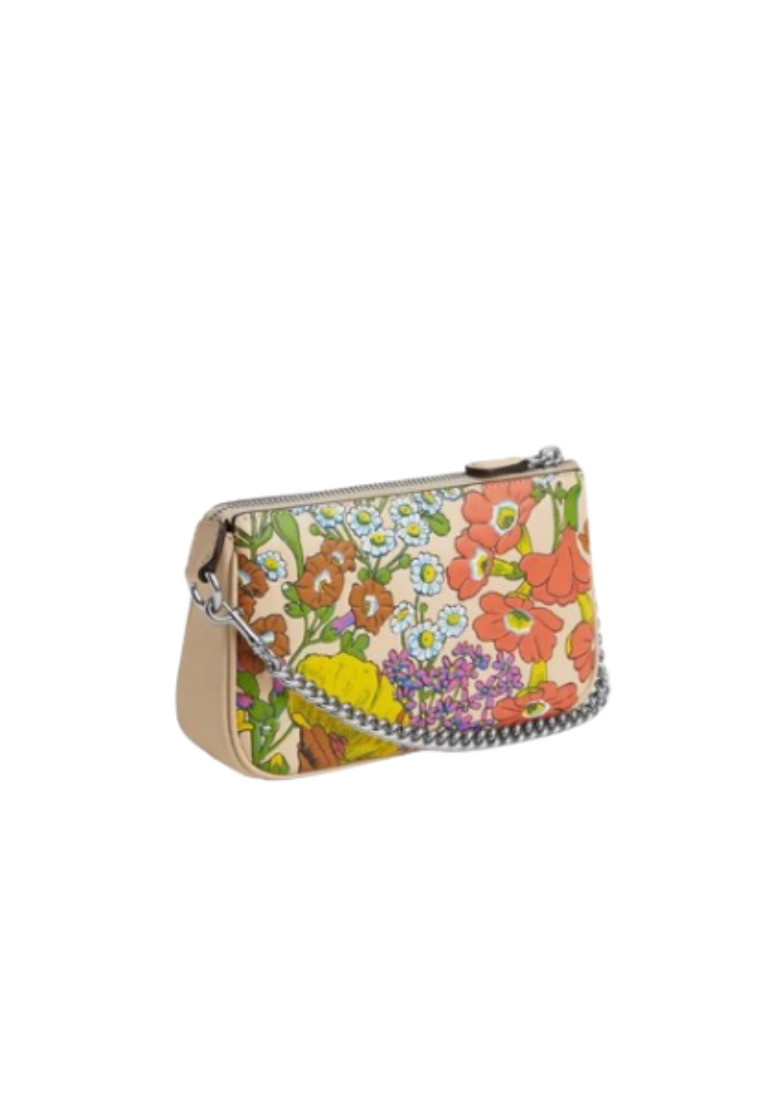 Coach Nolita 19 Satchel Bag With Floral Print In Ivory Multi CR365