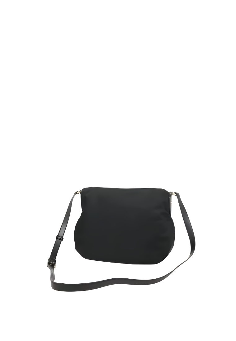 Marc Jacobs Natasha M0014625 Preppy Nylon shoulder Bag In Black