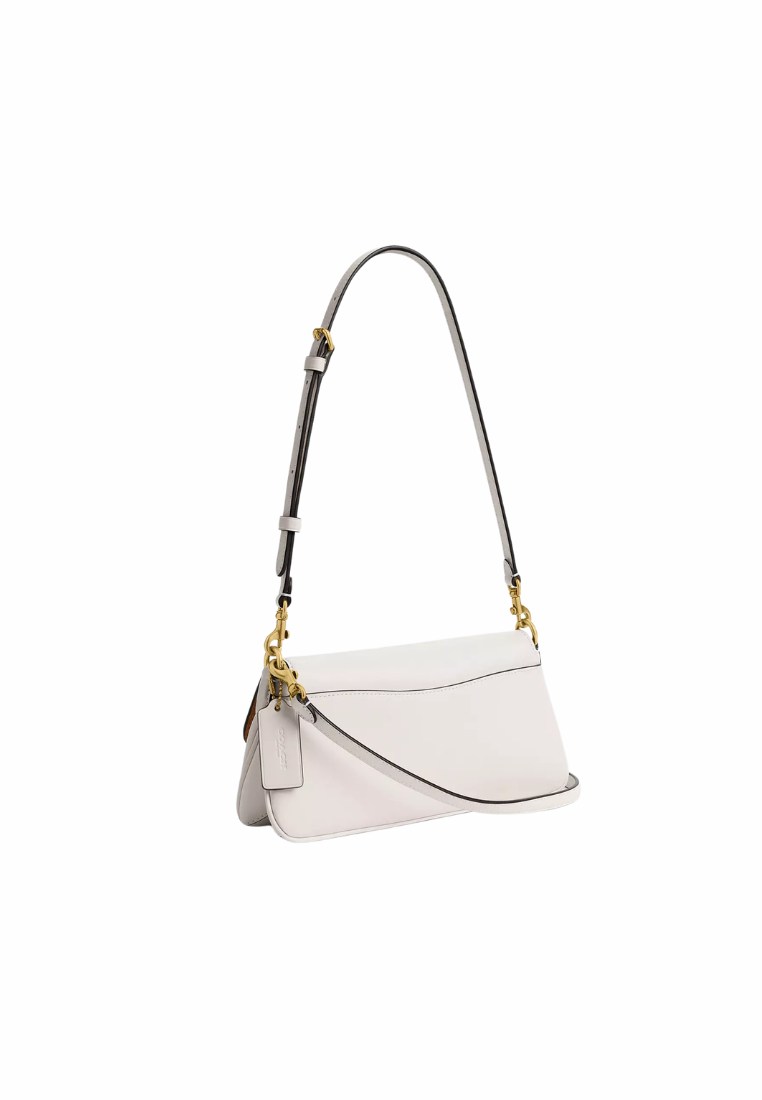 ( PREORDER ) Coach Jet Shoulder Bag In Brass Chalk CAM16