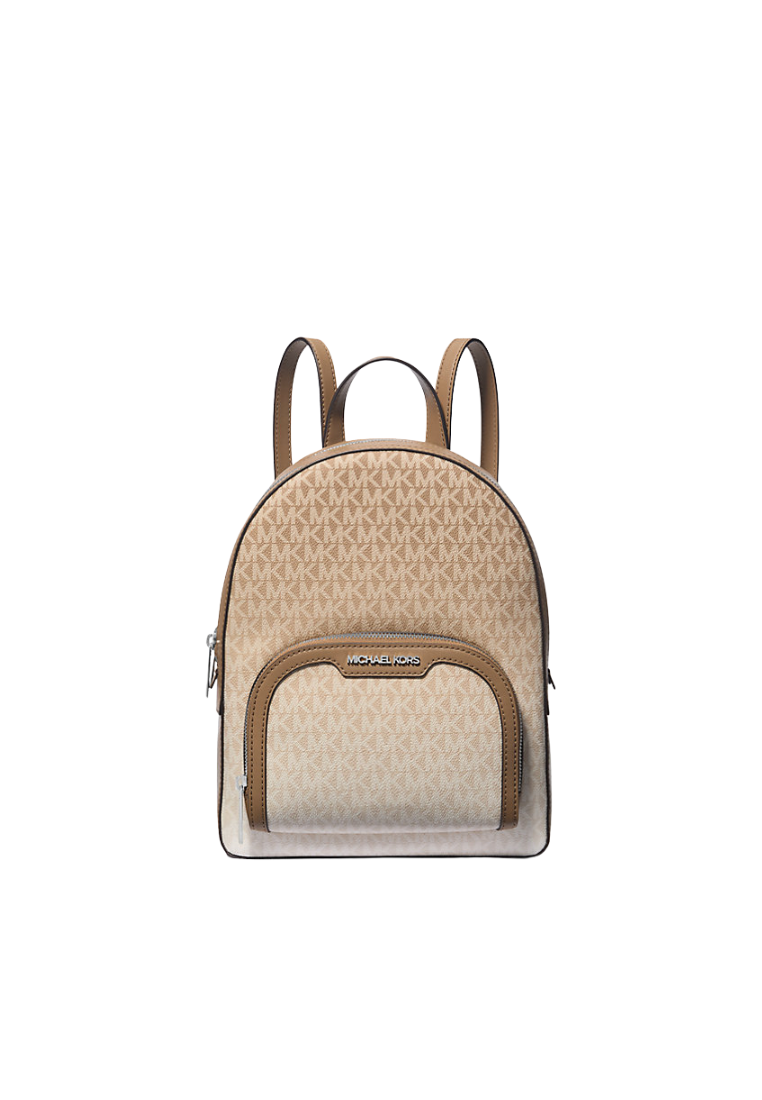 Michael Kors Jaycee Medium Ombré Signature Logo Backpack In Husk 35R5S8TB8V