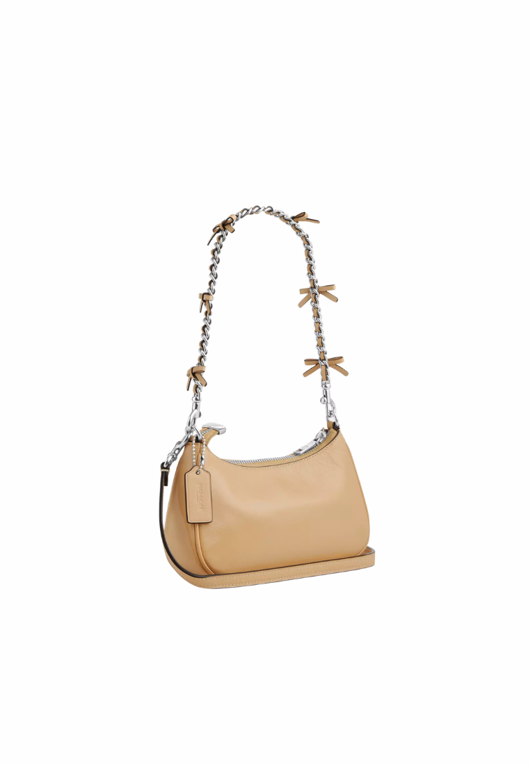 ( PREORDER ) Coach Teri Mini With Bows Crossbody Bag In Light Sand CDW68