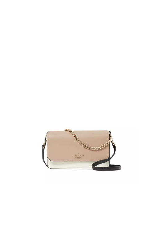 Kate Spade Madison Small Flap Crossbody Bag In Toasted KC517