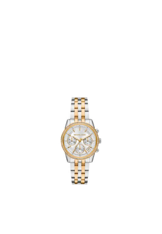 ( PREORDER ) Michael Kors Mini Ritz Pave Two-Tone Watch Watches In Two Tone MK7532