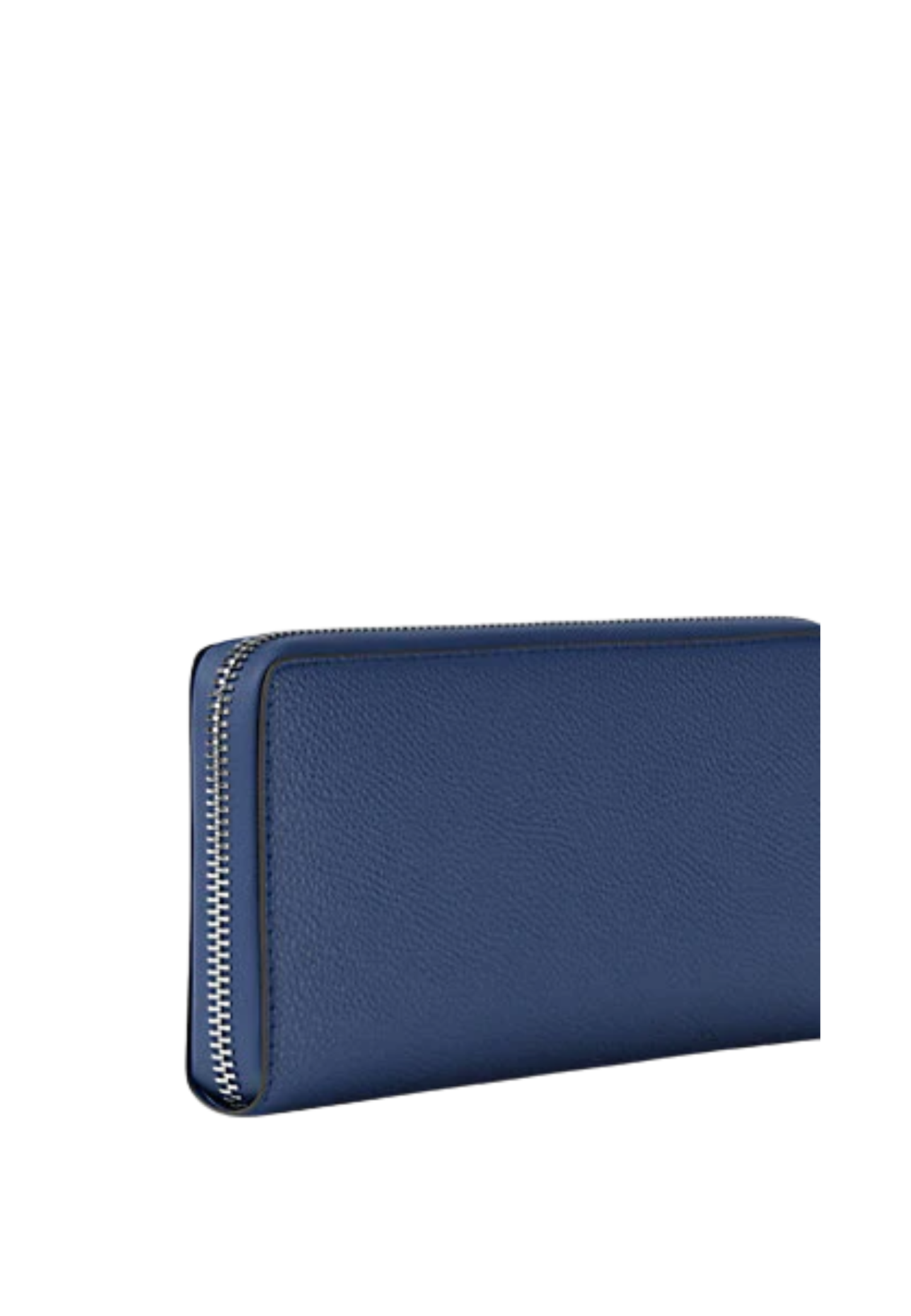 Michael Kors Large Pebbled Leather Continental Wallet In Galaxy Blue 35F7STVE7L