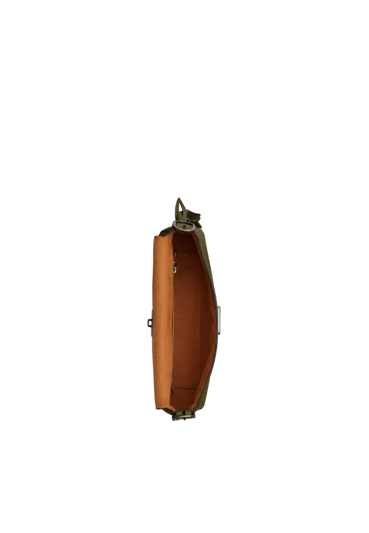 ( PREORDER ) Coach Etta Small Flap Shoulder Bag In Olive CCV64