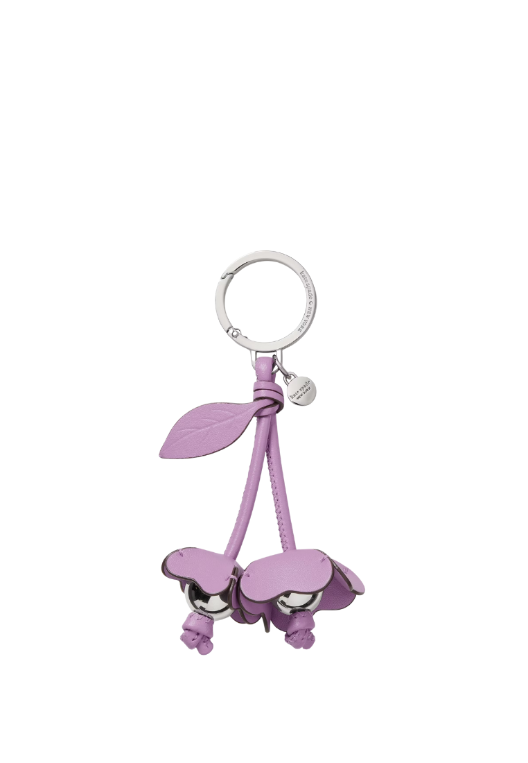 ( PREORDER ) Kate Spade 3d Flower Bag Charm In Wisteria KO051