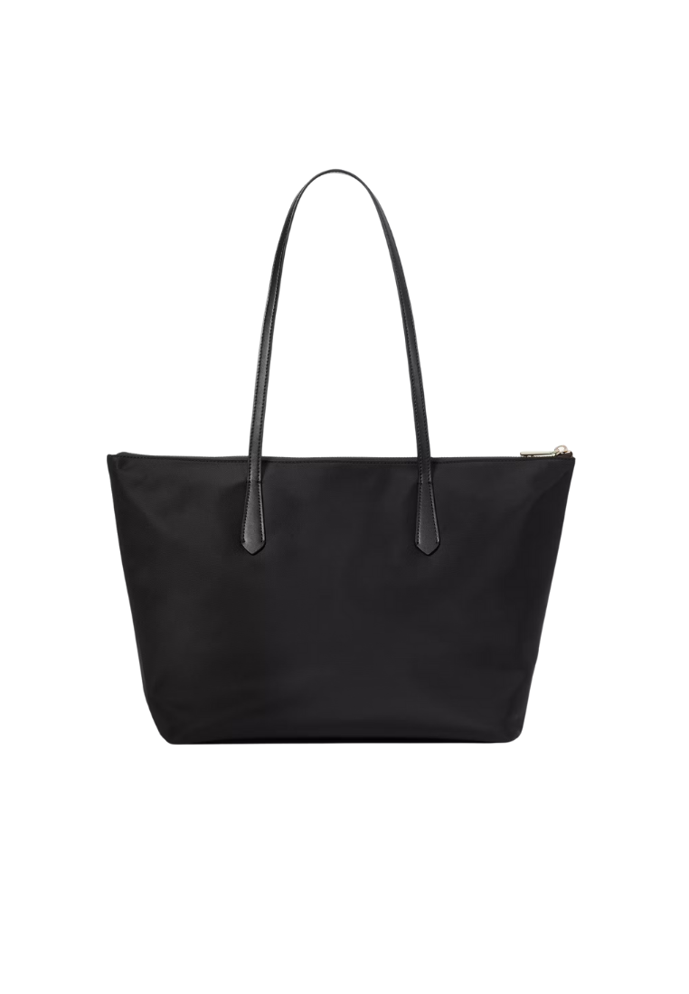( PREORDER ) Kate Spade Kitt Nylon Medium Tote Bag In Black KC455
