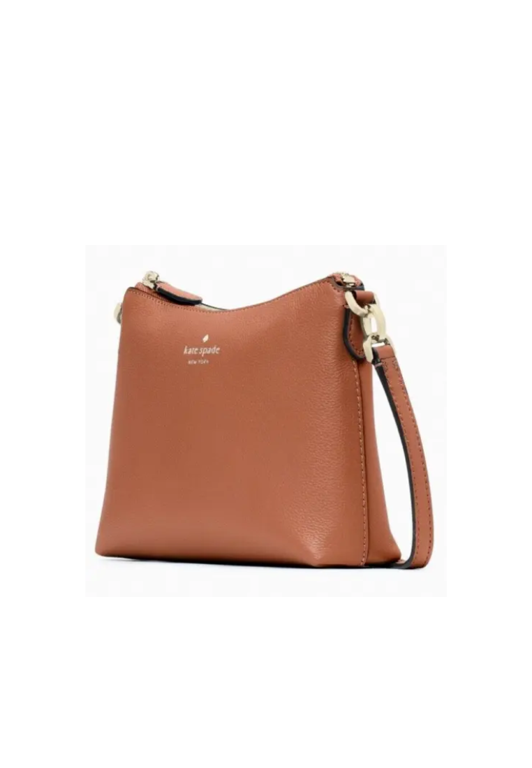 Kate Spade Bailey Crossbody Bag Pebbled Leather In Warm Ginger K4651