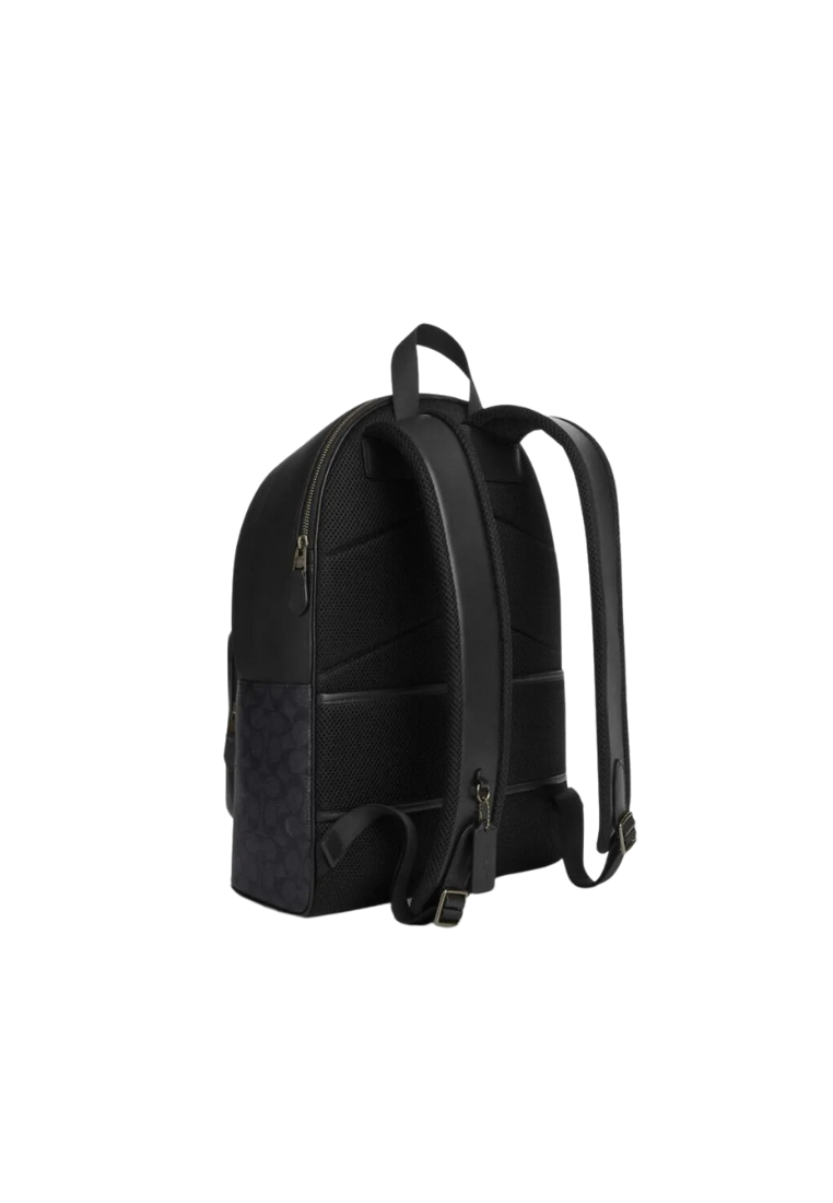 ( PREORDER ) Coach West Backpack In Gunmetal Charcoal Black CV925