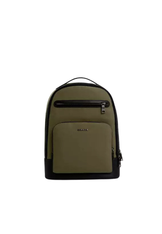 ( PREORDER ) Coach Ethan Backpack In Gunmetal Olive Drab CO992