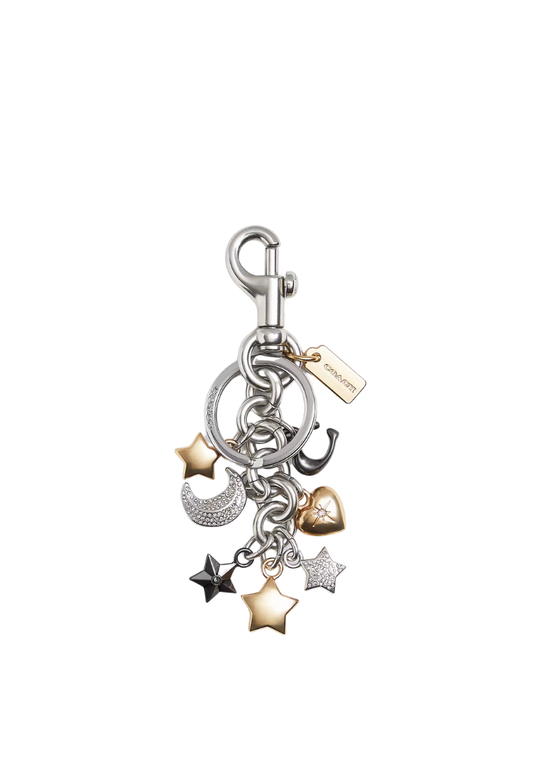 ( PREORDER ) Coach Star Cluster Charm In Silver CDB59