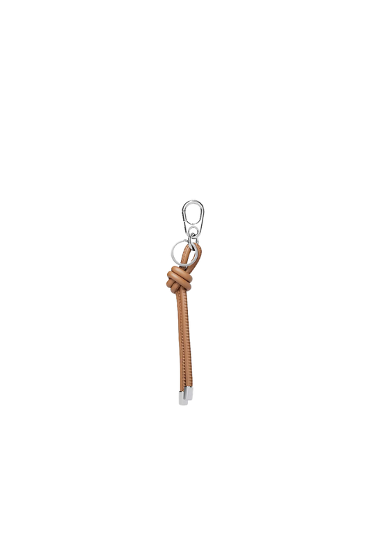 ( PREORDER ) Michael Kors Knotted Bag charm In Luggage 39S6SGFK1B