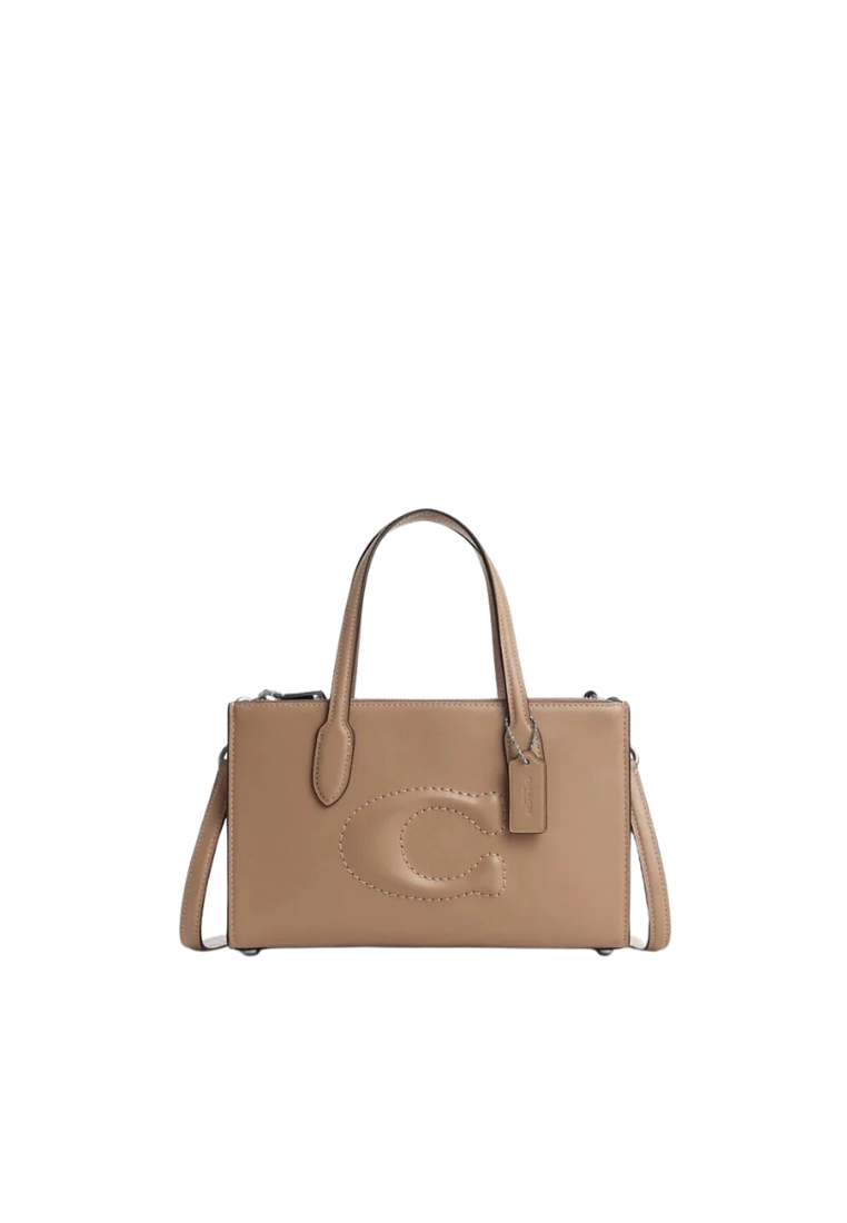 Coach Nina Small Tote Bag In Taupe CR097