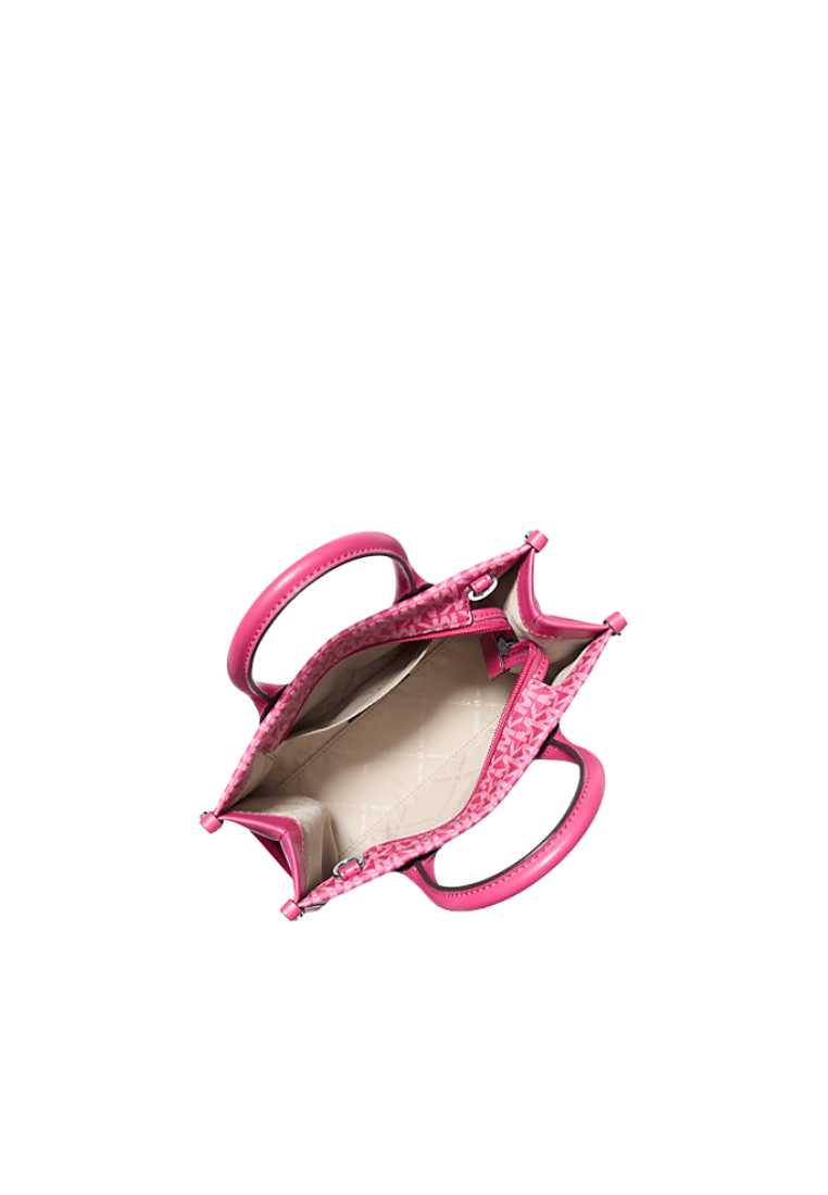 Michael Kors Mirella Small Signature Logo Ombre Crossbody Bag In Dragonfruit 35R5S7ZT0V