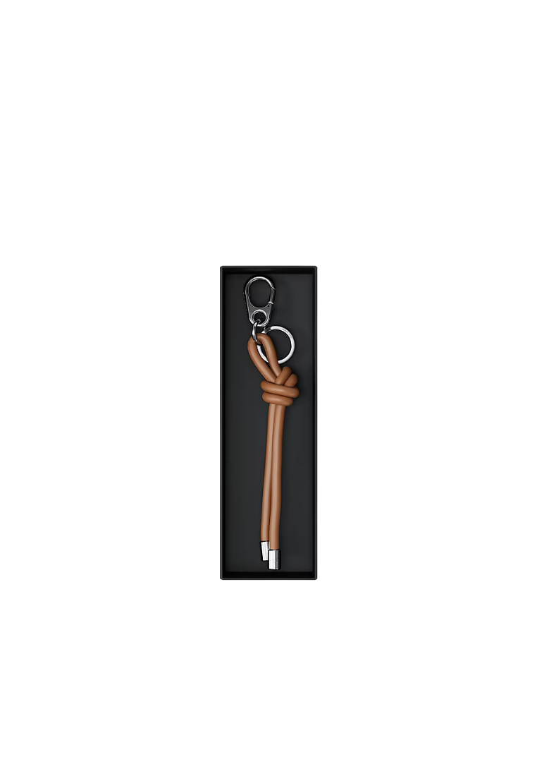 ( PREORDER ) Michael Kors Knotted Bag charm In Luggage 39S6SGFK1B