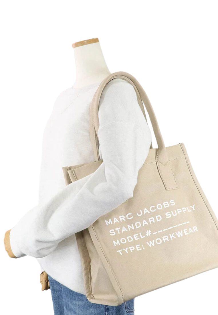 Marc Jacobs Canvas Standard Supply Large Tote Bag In Beige 4S4HTT001H0 Fashrevo