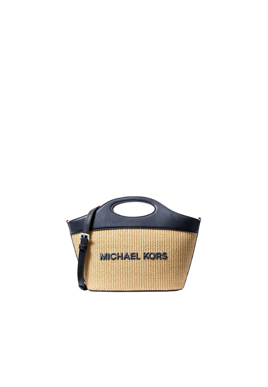 ( PREORDER ) Michael Kors Tatum Medium Woven Convertible Crossbody Bag In Navy 35S6STAT8W