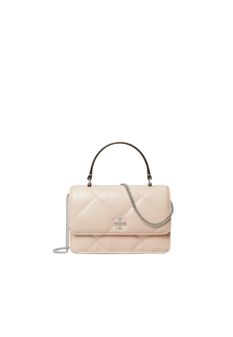 ( PREORDER ) Tory Burch Mini Kira Diamond Quilt Crossbody Bag In Soft Pink 158326