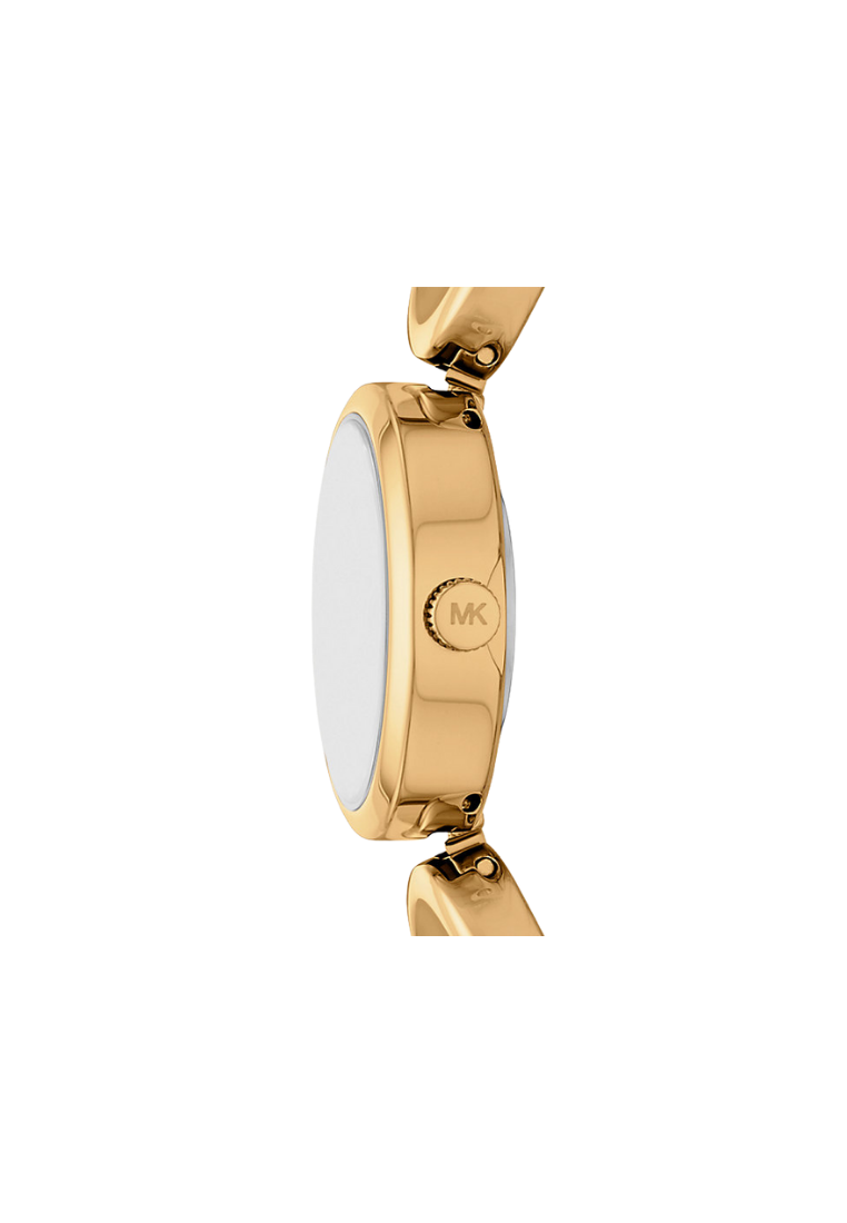 ( PREORDER ) Michael Kors Mini Maude Gold-Tone Link Watch In Gold MK4957