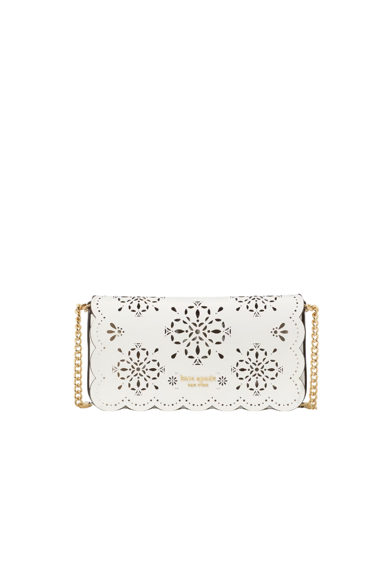 ( PREORDER ) Kate Spade Serena Chain Wallet In True White KL580