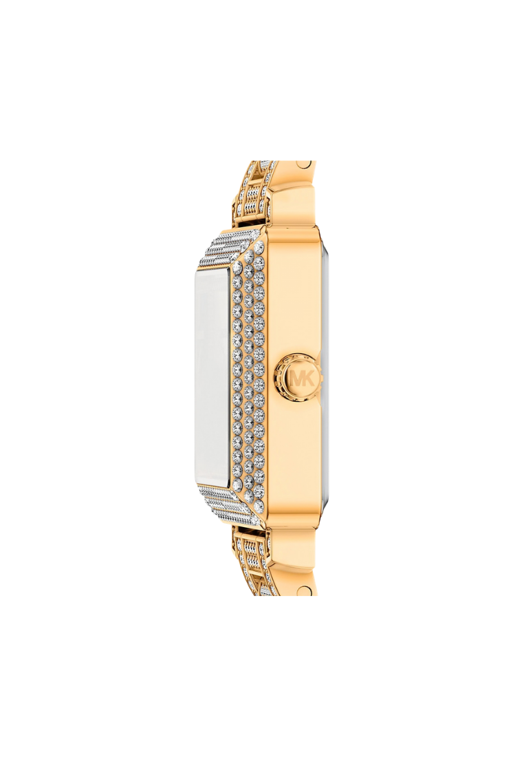 ( PREORDER ) Michael Kors Petite Gwynn Pave Gold-Tone Watch In Gold Brown MKO1260