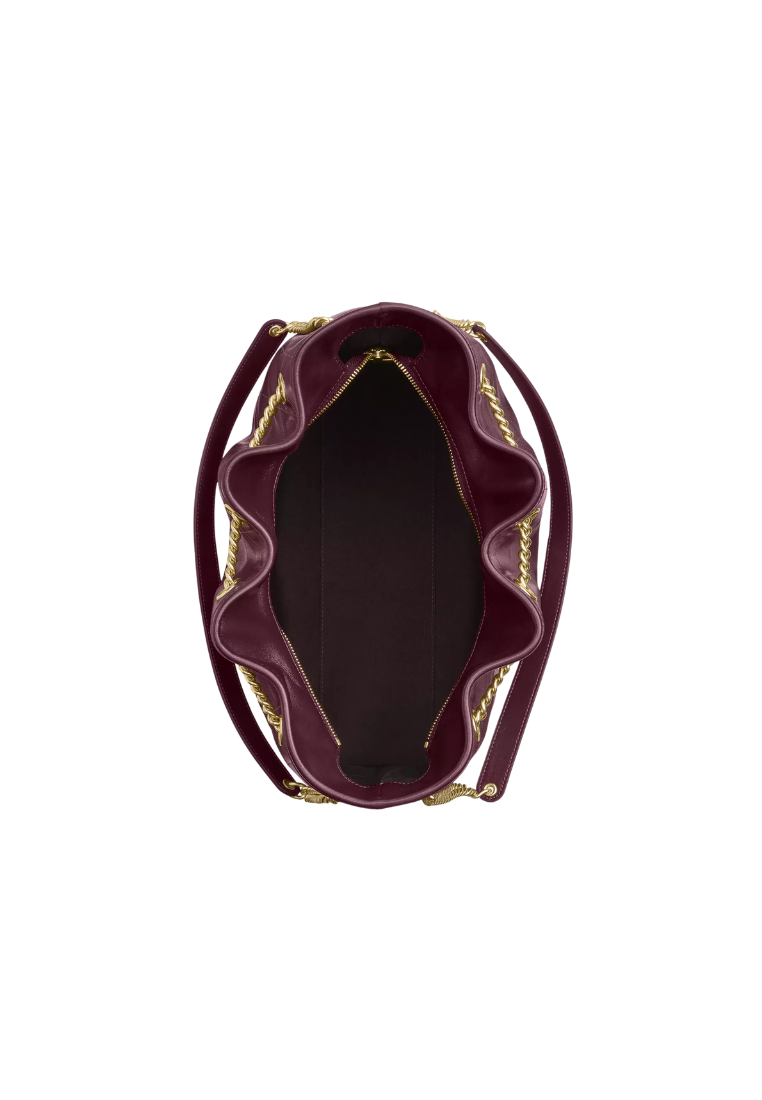 ( PREORDER ) Coach Evelyn Large With Quilting Shoulder Bag In Gold CCZ81