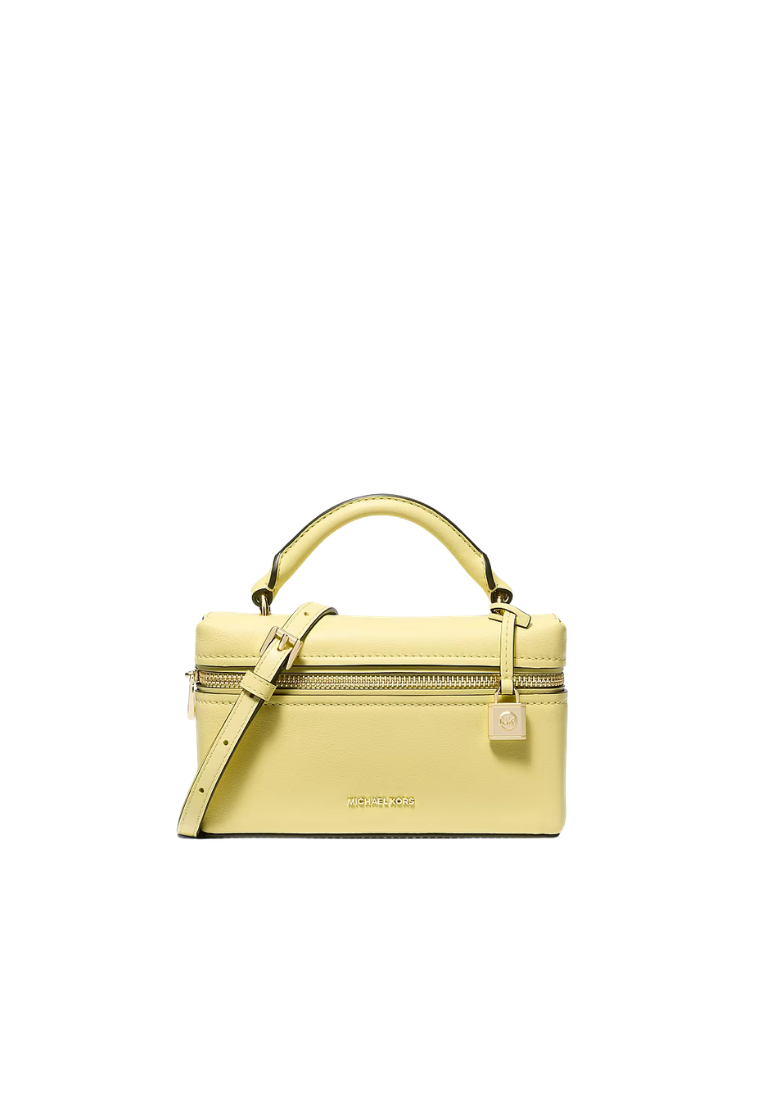 ( PREORDER ) Michael Kors Jana Extra-Small Leather Convertible Crossbody bag In Lemon 32S6GQ1C0L