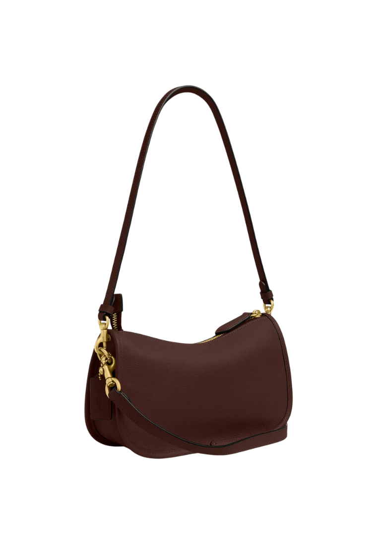 ( PREORDER ) Coach Waverly Bag Shoulder Bag In Brass Maple CCC36