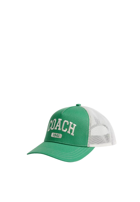 ( PREORDER ) Coach Coach 1941 Embroidered Trucker Hat In Kelly CAA61