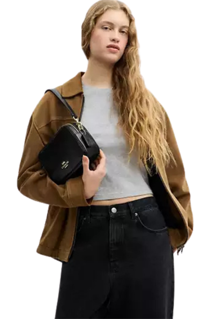 Coach Mini Carey Crossbody Bag In Black CEA02