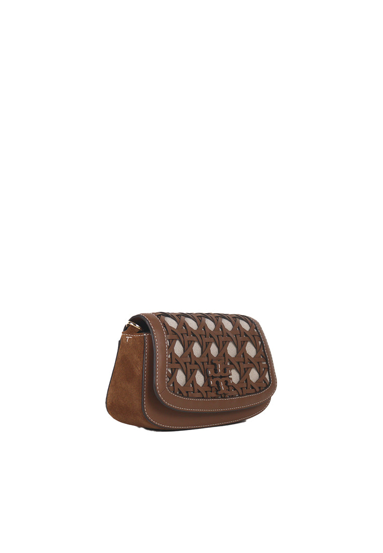 Tory Burch Britten Convertible Crossbody Bag In Moose 154904
