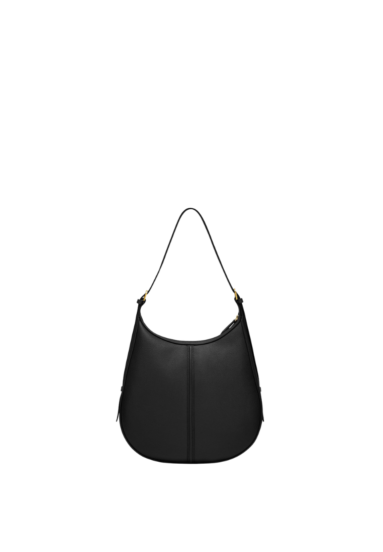 ( PREORDER ) Demellier The Siena Hobo Shoulder Bag In Black DE011
