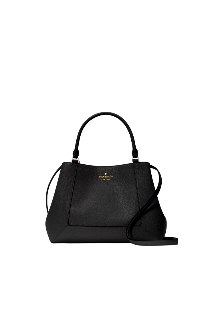 Kate Spade Lena Sling Bag Medium Satchel In Black KH434